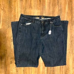 Code Bleu Size 14 Dark Wash Trouser Jeans (#5)